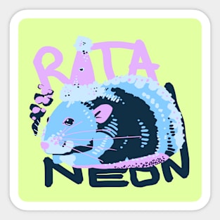 Party rat Sticker